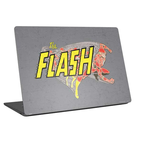 DC Comics The Flash Vintage Action Running Pose Universal Laptop 12in (9.8 x 6.8in) Skin